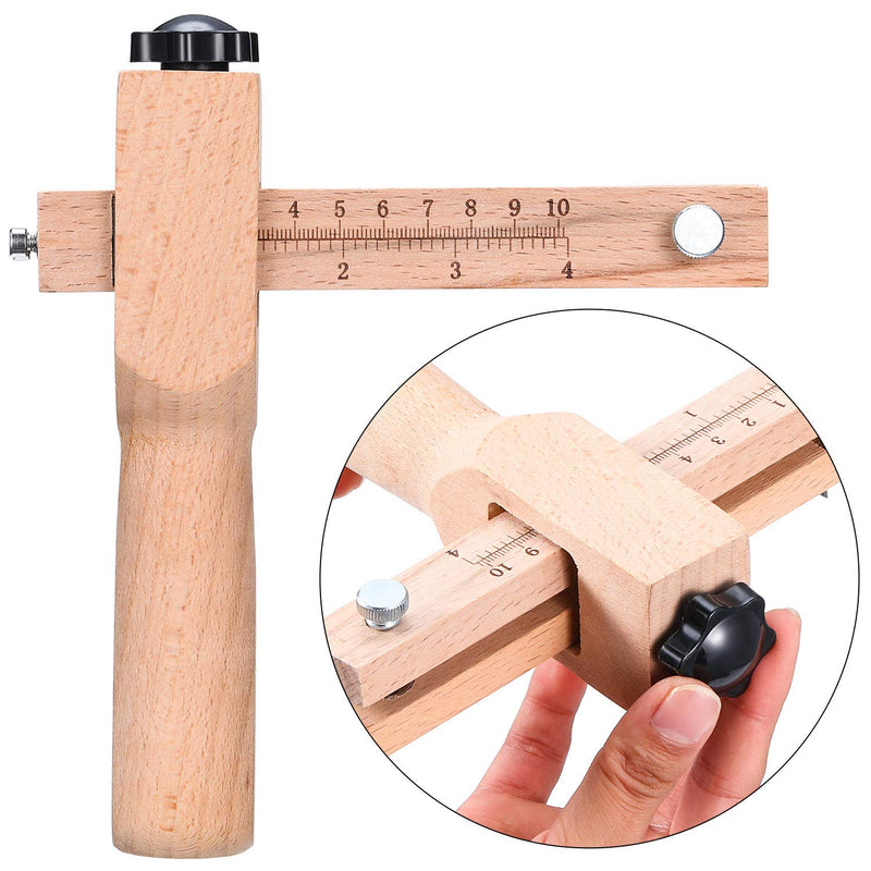 Jovitec Leather Craftool Strap Cutter, Strip and Strap Leather DIY Hand Cutting Tool Adjustable with Blades - NewNest Australia