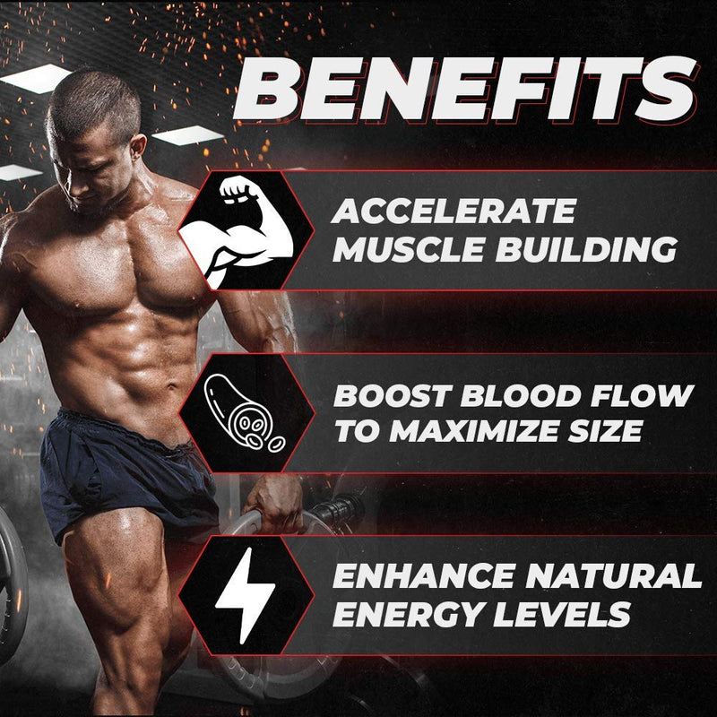 UNALTERED Booster for Men - Natural Hormone Balance Pills for Stamina, Blood Flow, Energy & Muscle Building - Nitric Oxide Booster & Muscle Builder with Tribulus Terrestris - 150 Ct - NewNest Australia