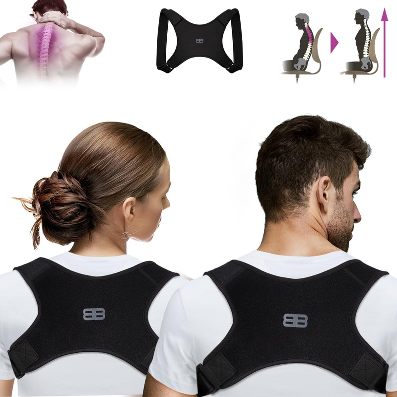 Back Bodyguard Posture Correction ‚ Innovative Back Holder For An Upright Posture ‚ Inconspicuous Back Support With Maximum Comfort ‚ Includes Storage Bag - Back Stabilizer M - NewNest Australia