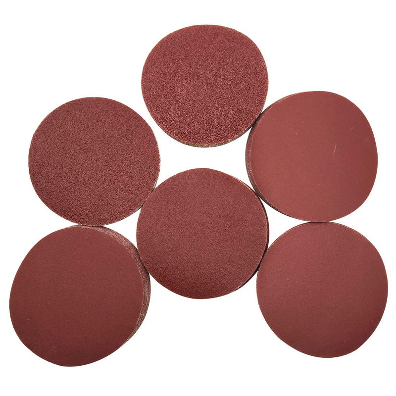 Sipery 60Pcs Sanding Discs 4 inch Aluminum Oxide Hook and Loop Sanding Pads 60/80/120/240/320/600 Grit Sandpaper - NewNest Australia
