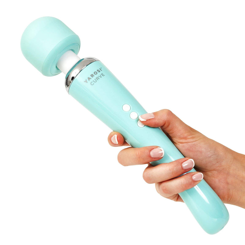 Yarosi Wireless Massage Stick  Strongest Therapeutic Vibration Power  Stress Free  Top Rated Muscle Pain and Recovery After Your Exercise Program  USB  Curve  Green - NewNest Australia