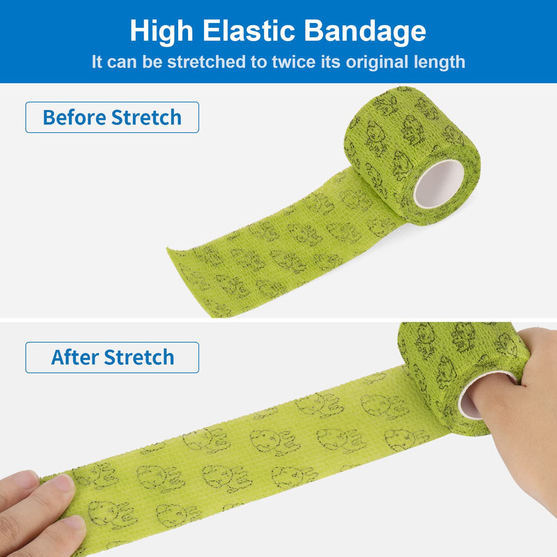 6 Rolls Of Self-Adhesive Bandage Dog Vet Wrap Pet Self-Adhesive Bandage 5 Cm X 4.5 M Cohesive Bandages Cohesive Bandage Elastic Bandage Fixation Bandage For Cat Dog Horse Fingers - NewNest Australia