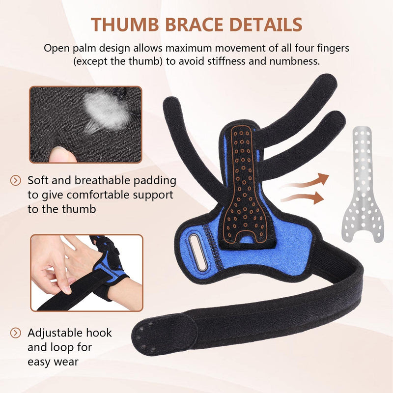 Scurnhau Thumb Splint Left And Right, Rhizarthrosis Thumb Brace, Thumb Splint, Orthosis Thumb Ccd Joint For Tendonitis, Arthritis, Trigger Finger, Thumb Broken, Injuries - NewNest Australia