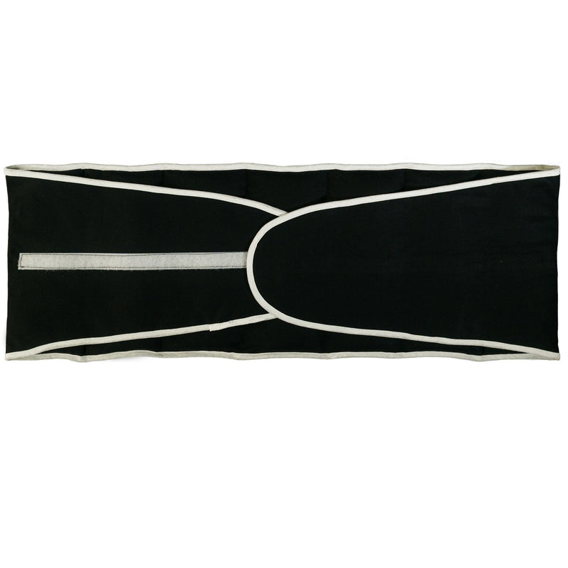 Cherry stone pillow. Belt with Velcro fastener, approx. 135cm, 7-chamber | Heat cushion back heat belt XXL grain cushion, black cherry stone cushion - NewNest Australia