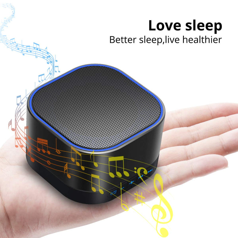 Magicteam Sound Machines White Noise Machine with 20 Non Looping Natural Soothing Sounds and Memory Function 32 Levels of Volume Powered by AC or USB and Sleep Sound Timer Therapy for Baby Kids Adults - NewNest Australia