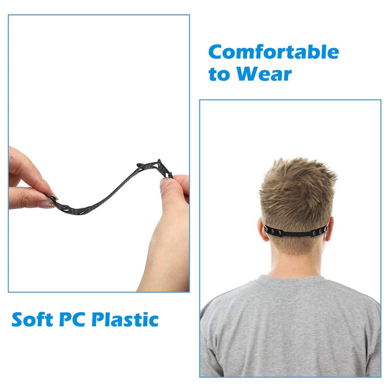 Aquarium Choice 50 Packs Adjustable Ear Strap Saver Extenders Ear Strap Extender Holder,Comfortable face Extension Hook Band Clip,Ear Extenders/Ear Strap Savers for avoiding Ear Paining 50 black ear strap extension saver - NewNest Australia