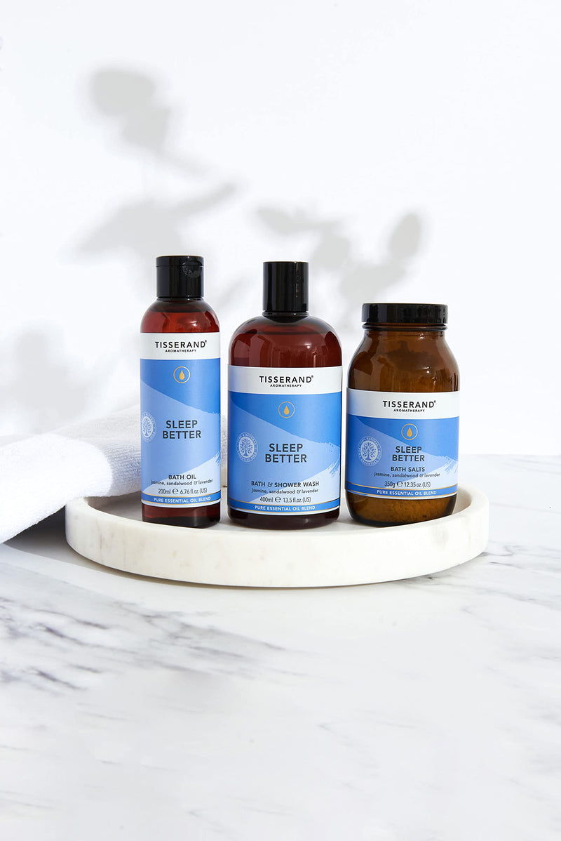 Tisserand Aromatherapy | Sleep Better | Lavender Bath Oil for a Blissful Night’s Sleep Blended with Jasmine & Sandalwood | 100% Pure Essential Oil Blend | 100ml 100 ml (Pack of 1) - NewNest Australia