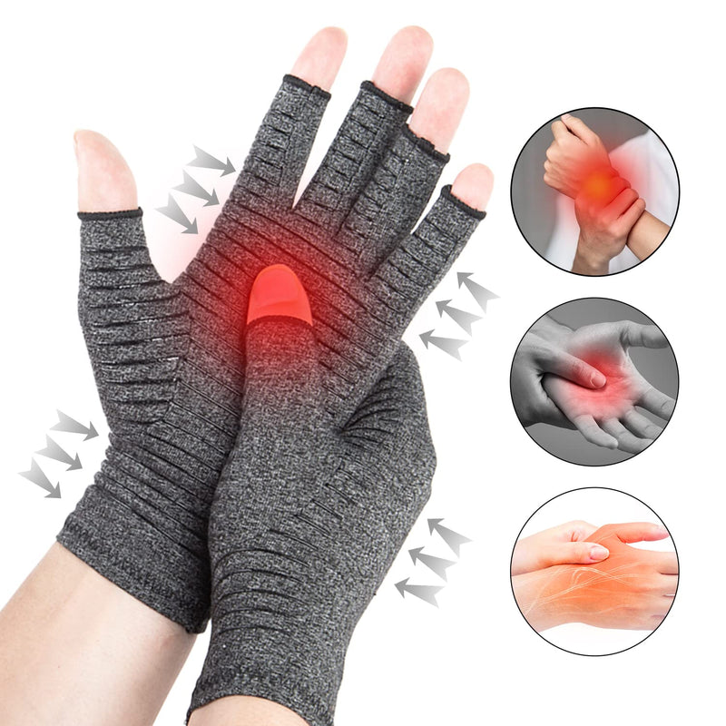 Musefiter Arthritis Gloves Compress Fingers Without Fingers To Prevent Arthritis, Rheumatoid Joint Swelling, Osteoarthritis, Wrist Pain, Daily Support, Exercise - NewNest Australia