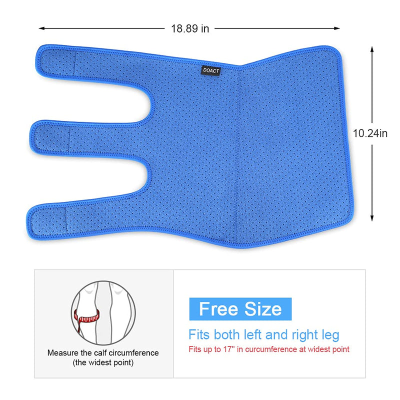 Calf Bandage Muscle Fiber Tear, Calf Bandage Adjustable Leg Guards, Breathable Shin Pads With Velcro Fastening, Adjustable Calf Support, Compression Calf Bandage - NewNest Australia