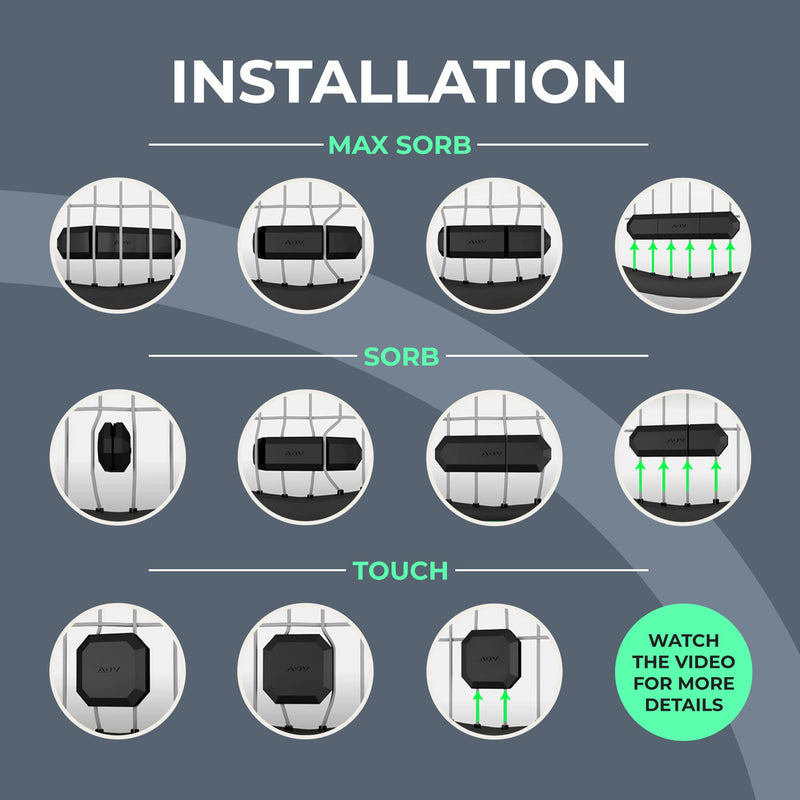 ADV Tennis Dampener with Custom Feel, 3 Pack, Racket Shock Absorber to Reduce Vibration and Stay on The Racket, Engineered Poly-Silicone Tennis Racket Dampener Midnight | Variety 3-Pack - NewNest Australia