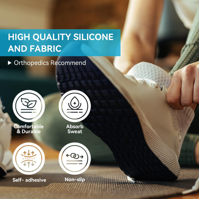 Sumifun 4-Layer Adjustable Orthotic Heel Lift Inserts, Height Increase Heel Cushion For Leg Length Differences, Heel Spurs, Heel Pain, Sports Injuries And Achilles Tendonitis - NewNest Australia