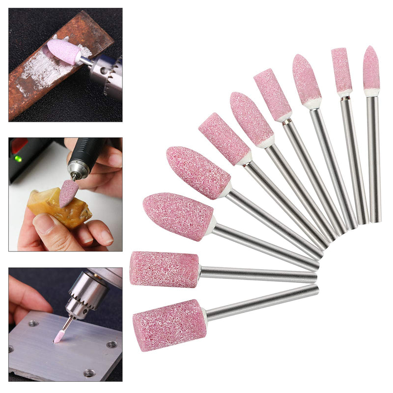 50 PCS Polishing Bits Mounted Grinding Polishing Grinding Wheels, Wool/Sesame/Rubber/Cowhide Grinding Tools- Rotary Tool Accessories Set 3mm Shank - NewNest Australia