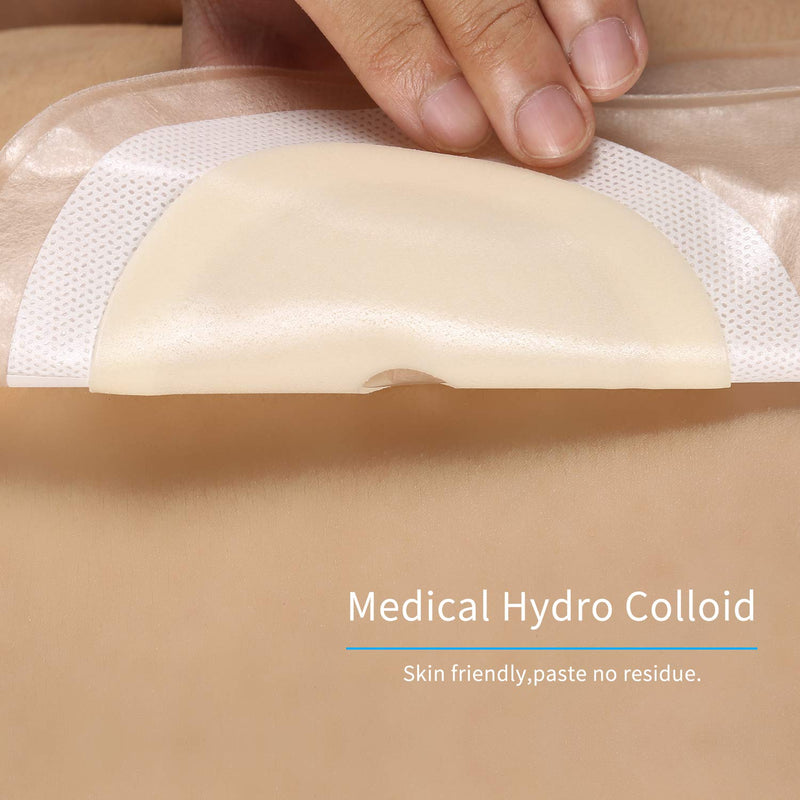 KONWEDA 10 PCS Colostomy Bags with Clamp Closure, Ostomy Supplies,One Piece Drainable Ostomy Colostomy Pouch for Ileostomy Stoma Care, Cut-to-Fit - NewNest Australia