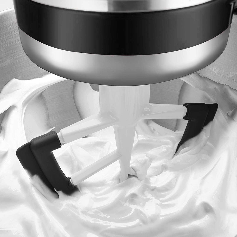 Flex Edge Beater For Kitchenaid,Kitchen Aid Mixer Accessory,Kitchen Aid Attachments For Mixer,Fits Tilt-Head Stand Mixer Bowls For 4.5-5 Quart Bowls,Beater With Silicone Edges,Black Black - NewNest Australia
