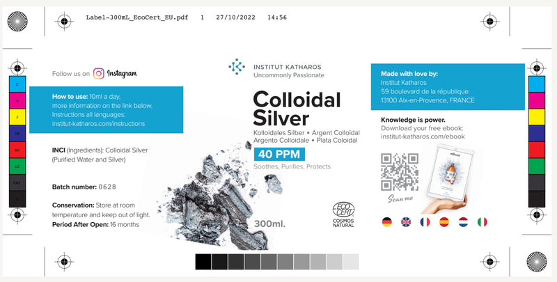 Colloidal Silver 100% Natural ‚Óè 40 Ppm (300Ml) ‚Óè Cosmos Natural Certified ‚Óè With Refillable 30Ml Spray ‚Óè High Concentration, Smaller Particles, Higher Effectiveness ‚Óè Ebook Included 2-Piece Set - NewNest Australia
