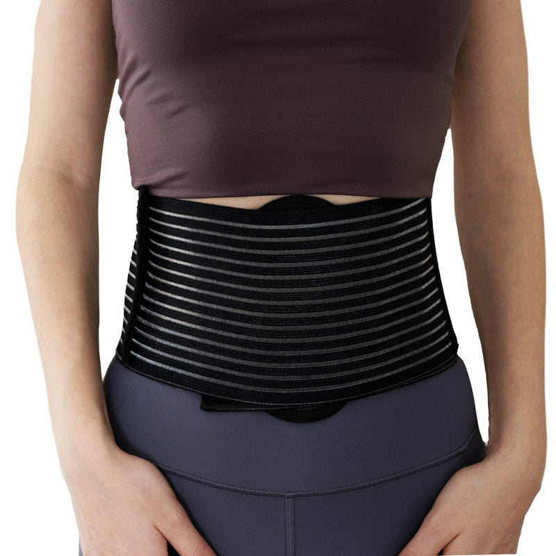 RiptGear Umbilical Hernia Belt for Men and Women - Abdominal Support Binder with Compression Pad - Supports Waist and Tummy after Surgery, Postpartum, and Belly Button Hernia Aid (Small/Medium) Small/Medium (Pack of 1) - NewNest Australia