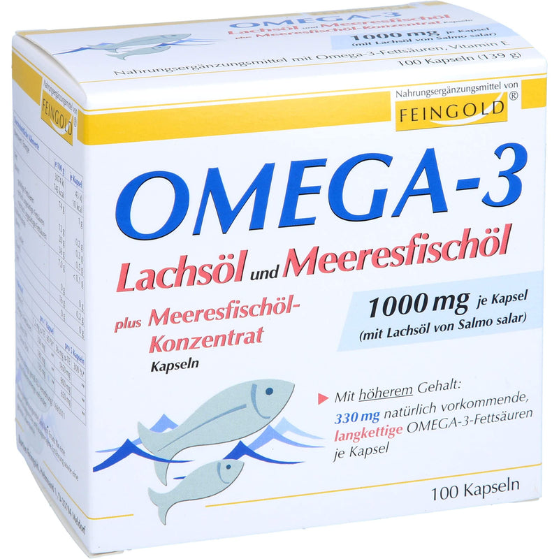 Omega 3 salmon oil and sea fish oil capsules - NewNest Australia