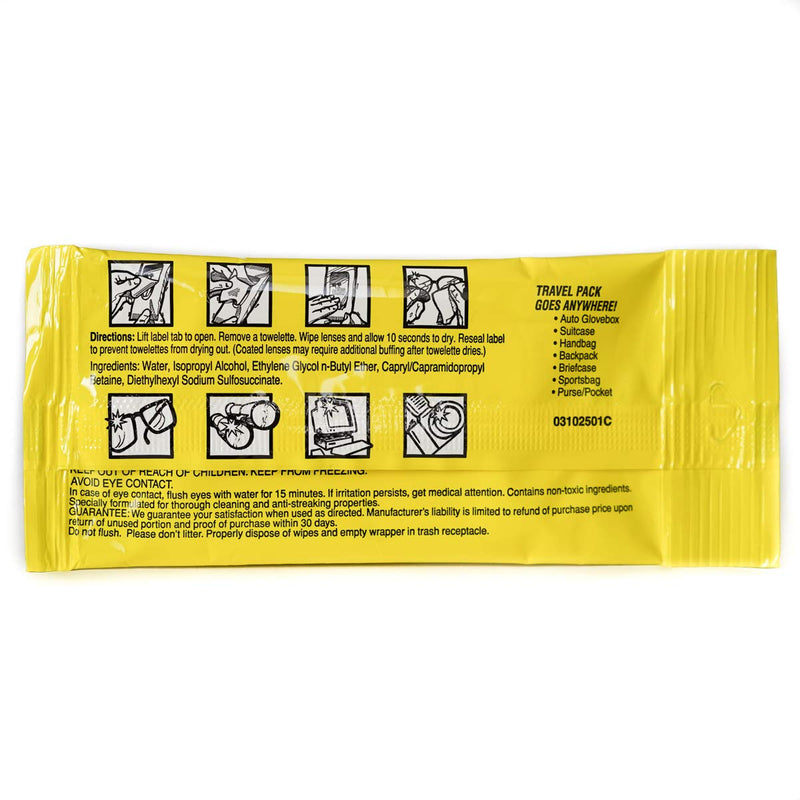 See Clear Pre-Moistened Lens Cleaning Wipes (The Original), 12 Resealable 16/ct Packs (192 Wipes) - NewNest Australia