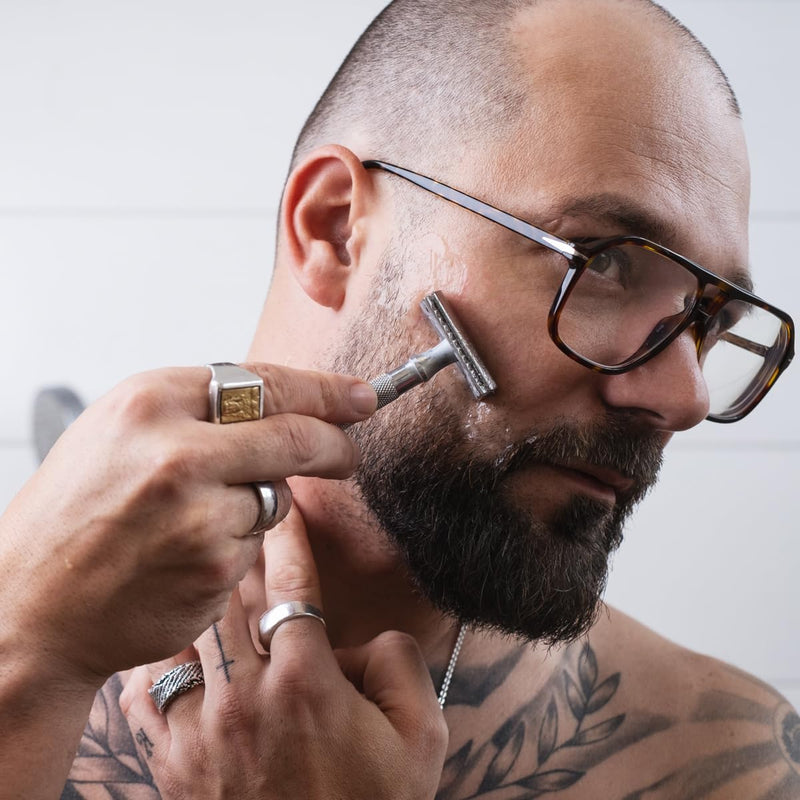 Störtebekker® Premium shaving gel for shaving preparation - classic shaving - 180ml shaving gel - transparent shaving gel for men with sandalwood scent - high-quality ingredients - made in Germany - NewNest Australia