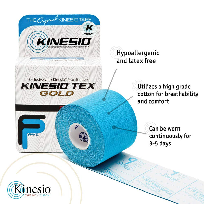 Kinesio Taping - Elastic Therapeutic Athletic Tape Tex Gold FP - Beige– 2 in. x 13 ft - 2 Pack - NewNest Australia