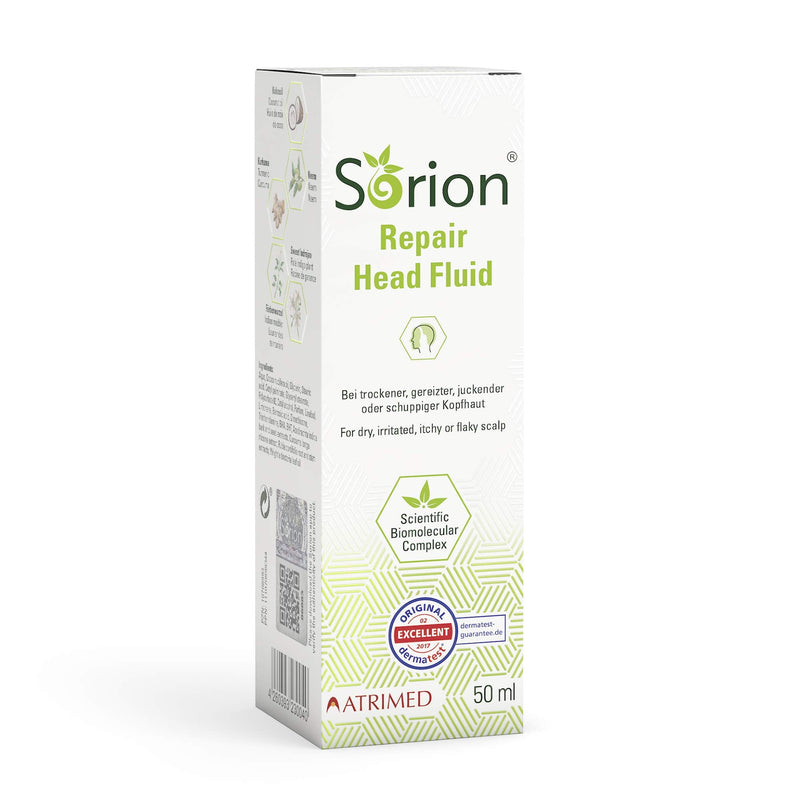 Sorion Head Fluid - for intensive regeneration of skin irritations, redness, dandruff and itching (50 ml) - NewNest Australia