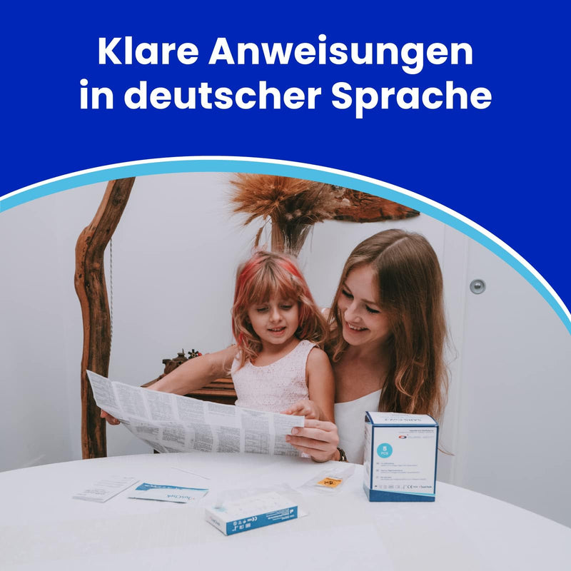 Adeste - NEW 10 x 1 Corona rapid test for home COVID 19 Antigen Rapid Test Swab self-test. Tested for all variants. Non-invasive, non-disturbing, easy. Made in October 2023 - NewNest Australia