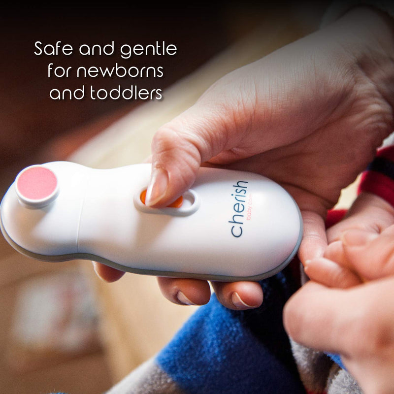 Baby Nail File Electric Nail Trimmer: Baby Nail Trimmer for Infant and Toddler: Safer Than Baby Nail Clippers - Baby Grooming Kit and Manicure Set - NewNest Australia