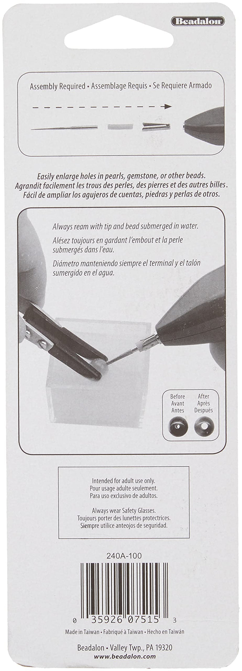 Artistic Wire Beadalon Bead Reamer, Battery Operated - NewNest Australia