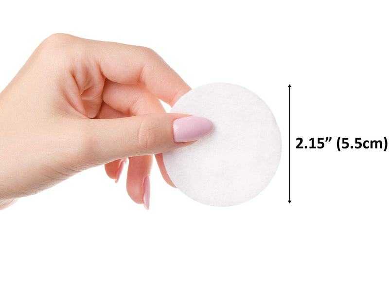 Cliganic Organic Cotton Rounds (300 Count) Makeup Remover Pads, Hypoallergenic, Lint-Free | 100% Pure Cotton 100 Count (Pack of 3) - NewNest Australia