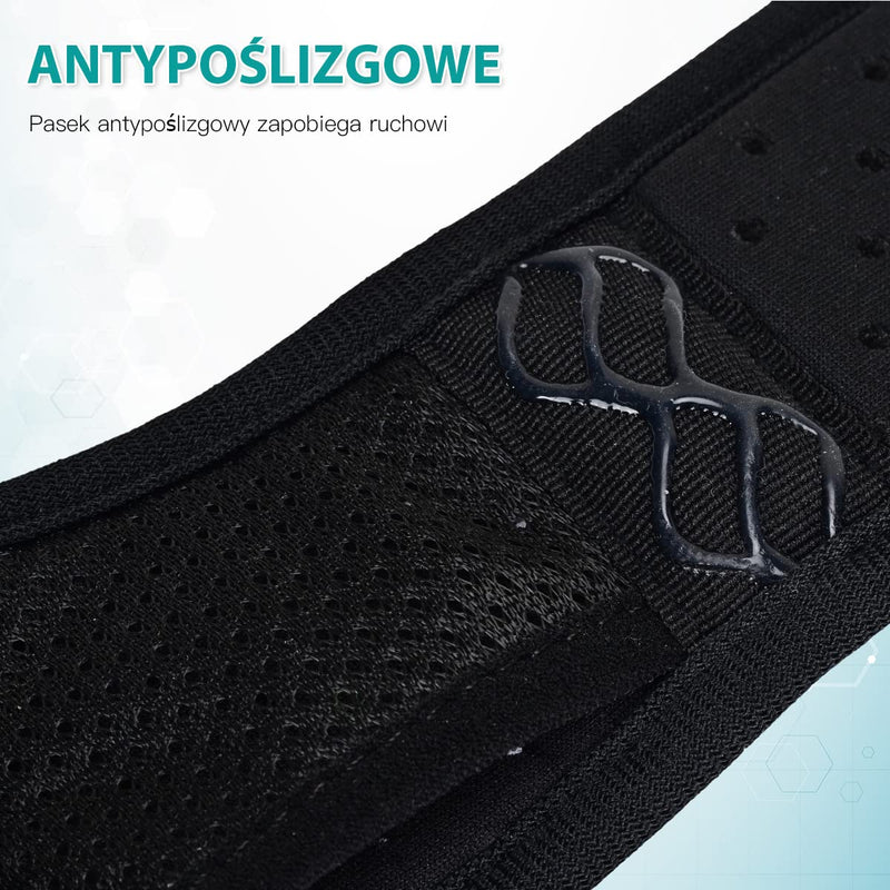 Tenbon Hernia Belt For Men And Women, Flexible Adjustable Hernia Belt, Hernia Support, Pain Relief With Removable Compression Pads For Left And Right Fracture (Black, M) - NewNest Australia
