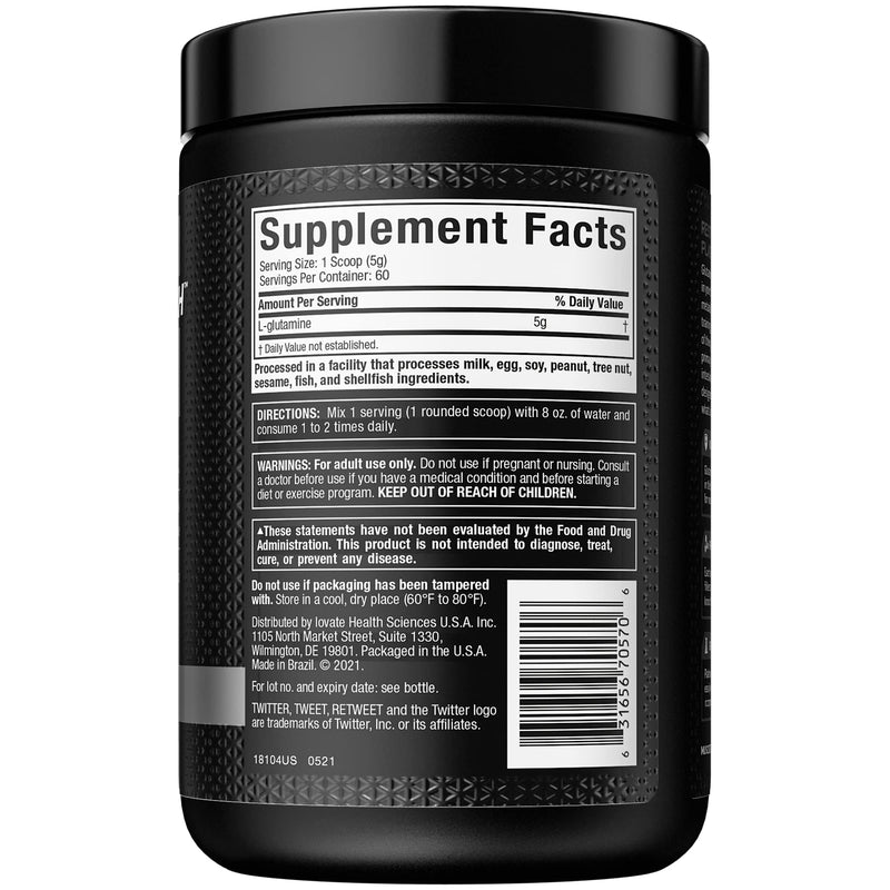 Glutamine Powder | MuscleTech 100% Pure L Glutamine Powder | Post Workout Recovery Drink | L-Glutamine Powder for Men & Women | Muscle Recovery | Unflavored (60 Servings) - NewNest Australia