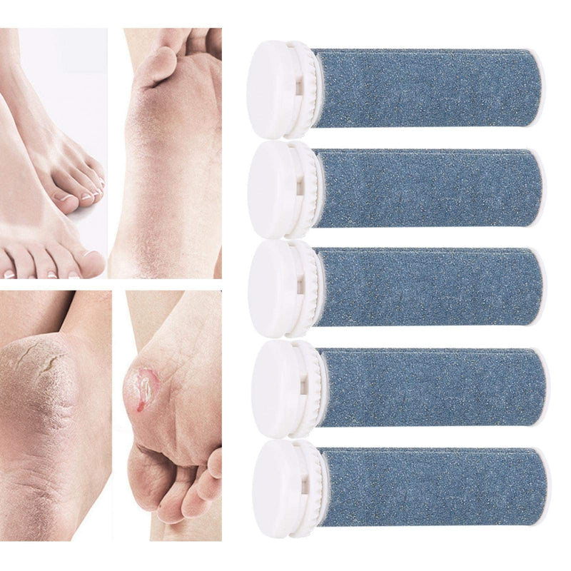 Replacement Rollers, 5pcs Extra Coarse Replacement Rollers For Callus Remover Foot Care Electronic Foot File Replacement Roller Heads Foot Care Tool Hard Skin Remover Refills Callus Remover - NewNest Australia
