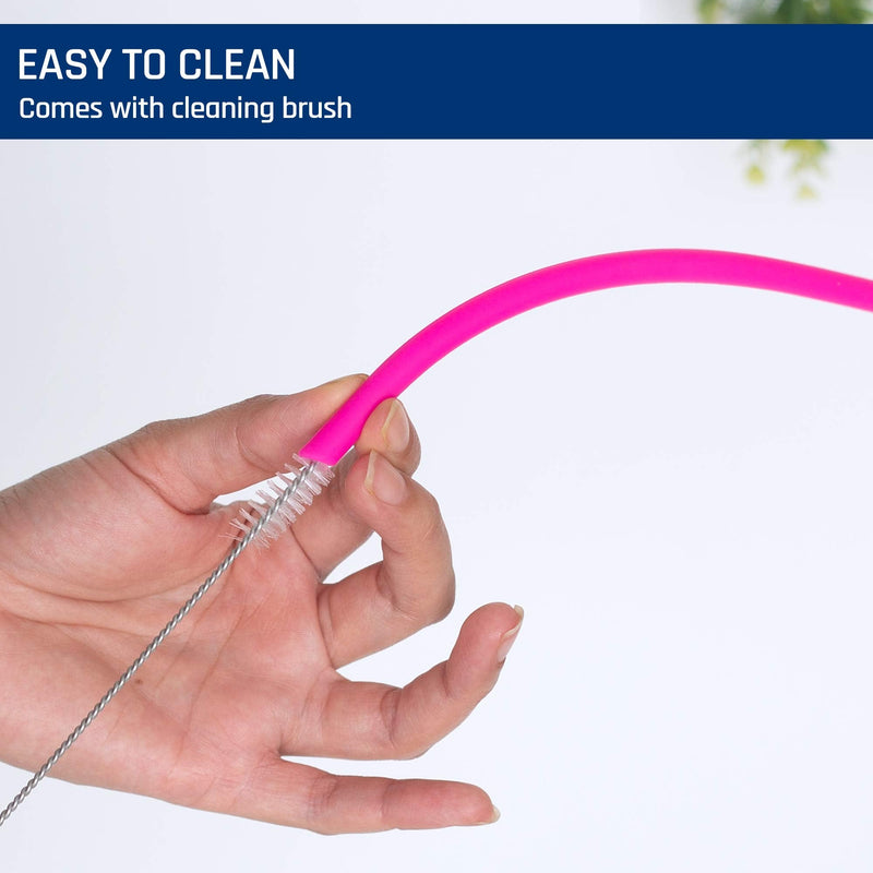15 FITS All TUMBLERS Straws - Reusable Silicone Straws for 30 and 20 oz Yeti - Flexible Easy to Clean + 2 Cleaning Brushes - BPA Free, No Rubber Taste Drinking - Best Value for Money Pack - NewNest Australia