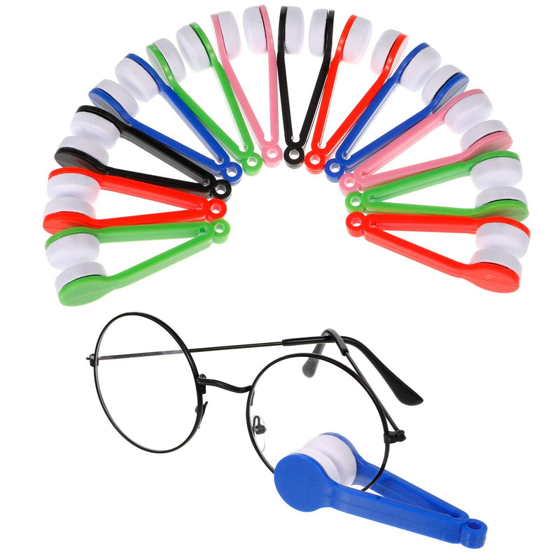 FRIUSATE 12pcs Eyeglass Cleaner, Spectacles Cleaner Soft Brush, Glasses Cleaner, Cleaning Tool, Eyeglass Microfiber Spectacles Soft Brush, Cleaning Set Wipe Kit Tool, Eyeglasses Brushes Cleaning Clip - NewNest Australia