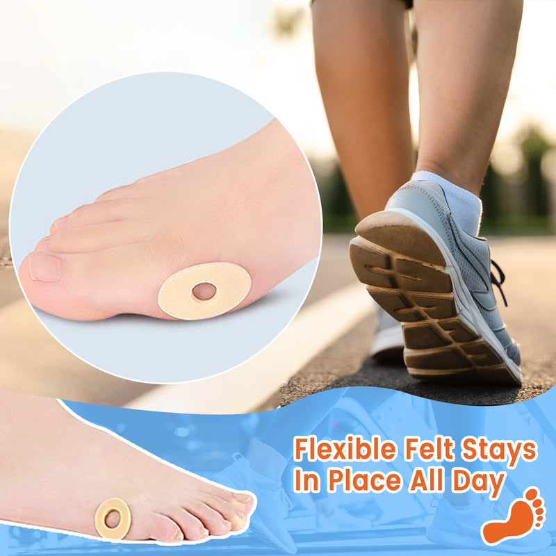 MYMULIKE 60 Pcs Corn Cushions, 4 Models Soft Latex Foam Self Adhesive Callus Pads Corn Pad Anti Friction Reduce Foot and Heel Pain for Toe Callus Anti-Slip 60 Count - NewNest Australia