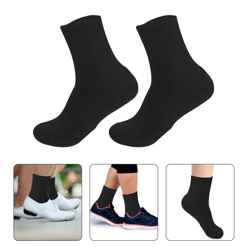 Lurrose 2 Pcs Men Moisturizing Socks Cotton Gel Spa Socks Foot Repair Socks Anti Crack Socks Feet Care Treatment for Dry Cracked Rough Skin on Feet Black - NewNest Australia