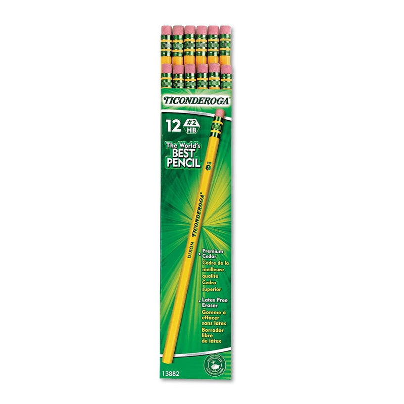 Product of Ticonderoga Woodcase Pencil, HB #2, Yellow Barrel, 96ct. - [Bulk Savings] - NewNest Australia