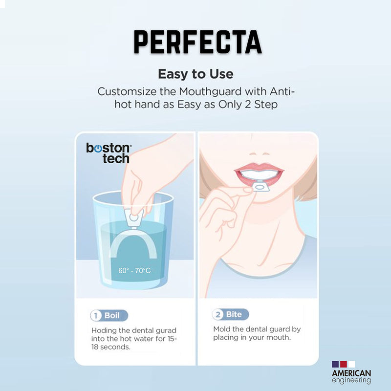 PERFECTA 10 dental splints, moldable night protectors for teeth, for bruxism and temporomandibular joint disorders, without BPA, case included - NewNest Australia