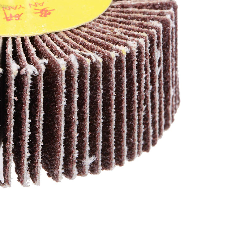 uxcell 1-1/2 Inch Flap Wheels Shank Mounted Sanding Disc Abrasive Wheel 80 Grits 5 Pcs - NewNest Australia