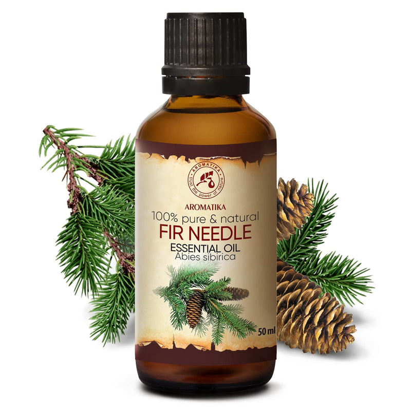 Spruce Needle Oil 50 Ml - 100% Natural Essential - Abies Sibirica - Fir Oil For Sauna - Body Care - Relaxation - Aroma Diffuser - Room Fragrance - Fragrance Lamp - Inhalation - NewNest Australia