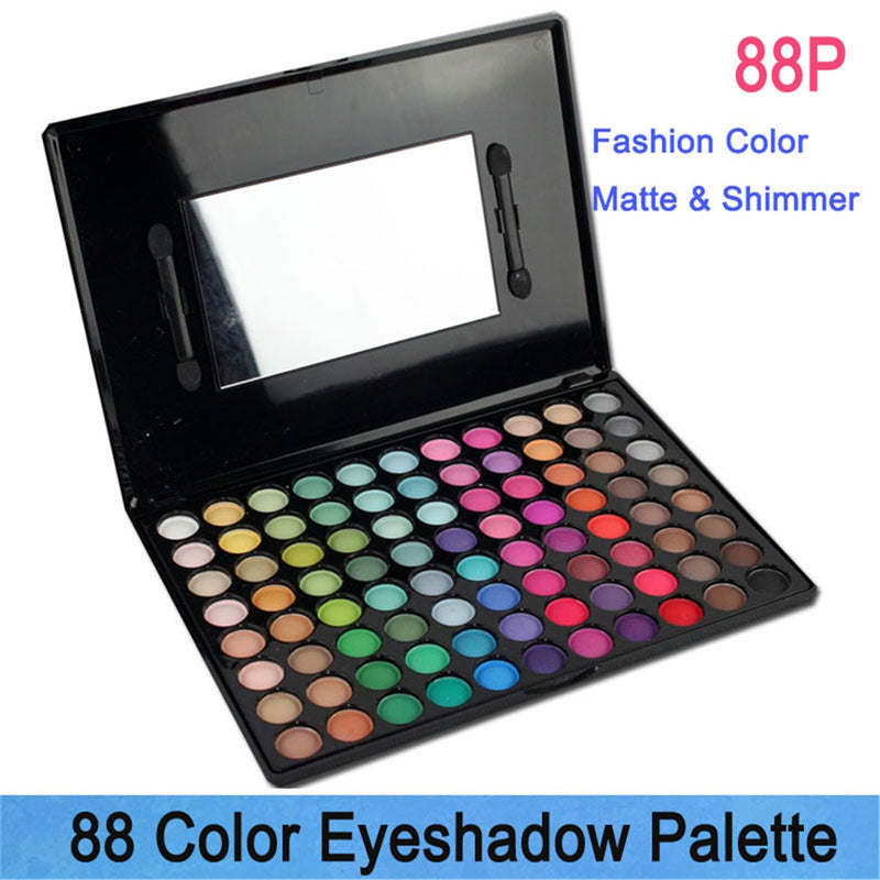 MUUZONING 88 Colours Mix Eyeshadow Palette Makeup Set - Concealer Lip Gloss Pressed Powder Professional Waterproof Eye shadow Makeup Cosmetic Palette Kit For Daily Use #2 - NewNest Australia