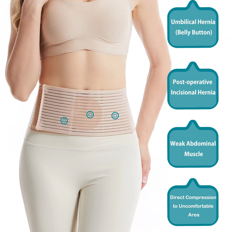 Umbilical hernia bandage & inguinal hernia bandage as an abdominal bandage. Abdominal belt for navel hernia. Inguinal hernia bandage | Hernia Abdominal Belt for Women & Men Large/X-Large (Pack of 1) - NewNest Australia