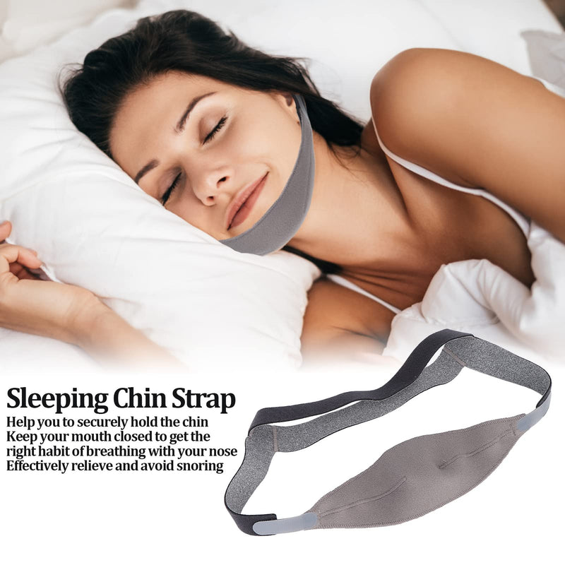 Chin Strap, Anti Snore Devices, to Prevent snoring, Made of Soft Elastic Nylon, Breathable, to Keep The Nose Breathing Belt, to Vent The Mouth - NewNest Australia