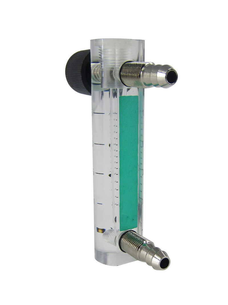 JIAWANSHUN Oxygen Air Flow Meter 0.1-1.5LPM / Gas Flowmeter with Copper Connector for Oxygen Air Gas Conectrator - NewNest Australia