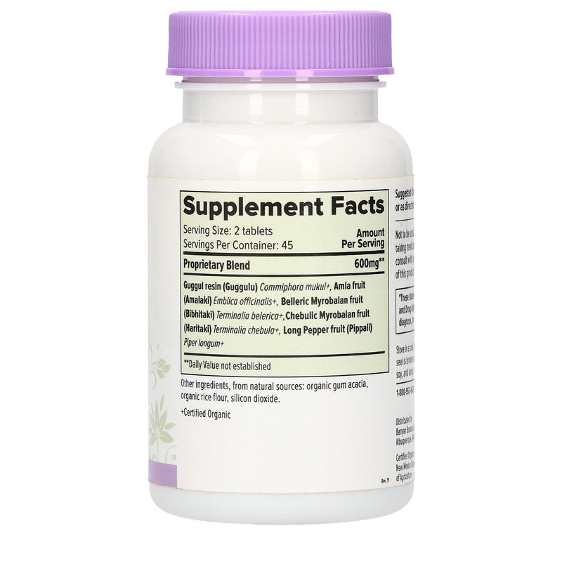 Banyan Botanicals Triphala Guggulu - USDA Organic - 90 Tablets - Detoxification & Metabolic Support* - NewNest Australia