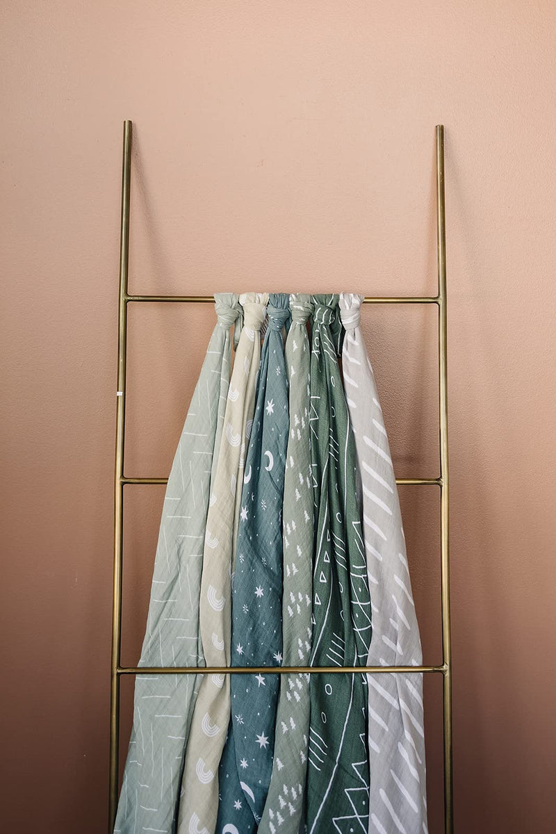 Mebie Baby Muslin Swaddle (Alpine) Alpine - NewNest Australia