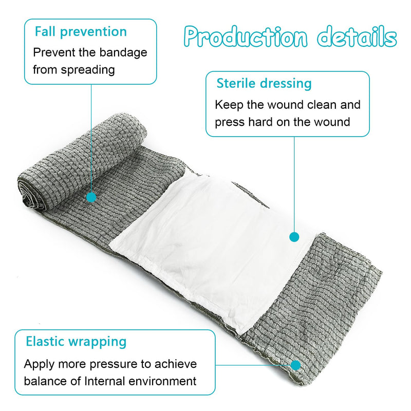 Tourniquet Bandage Set, 3.8 X 95 Cm Tourniquet Tactical, Emergency Tourniquet, Israeli Tactical Tourniquet, First Aid Storage Hose, Emergency Bandage For Hiking, Mountaineering, Sports, Climbing, - NewNest Australia