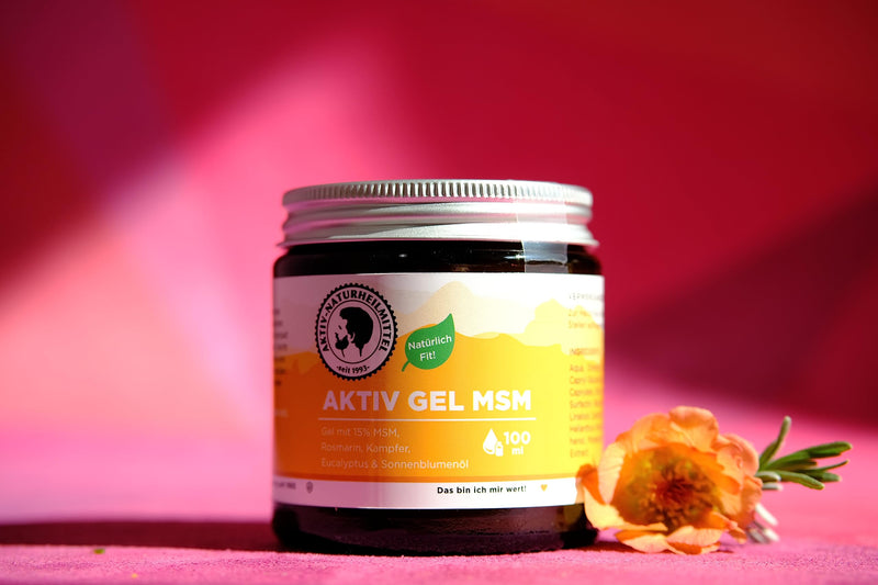 Active natural remedy AktivGel MSM cream/ointment 100ml with 15% MSM & warming effect | 99.9% purity, high quality and from Germany - NewNest Australia