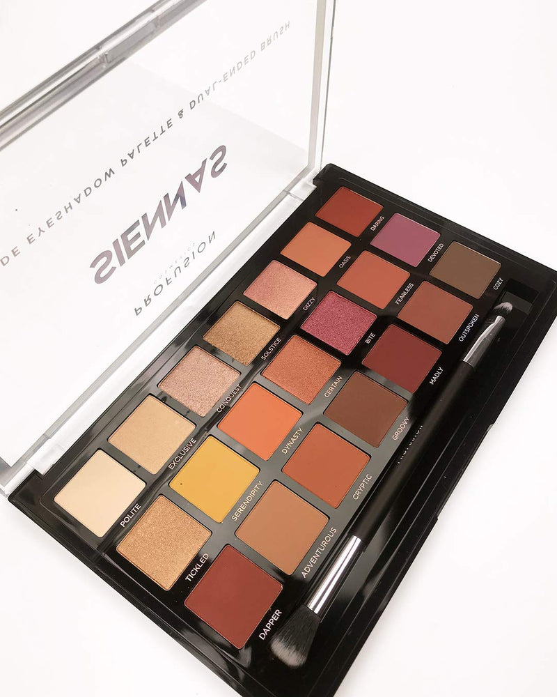 Profusion Cosmetics Siennas 21 Shade Eyeshadow Palette, Multicolour - NewNest Australia