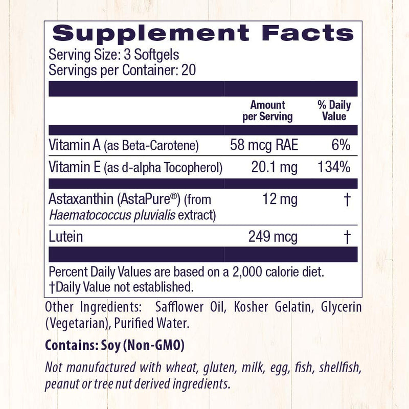 Healthy Origins Astaxanthin (AstaPure) 4 mg, 60 Softgels - NewNest Australia
